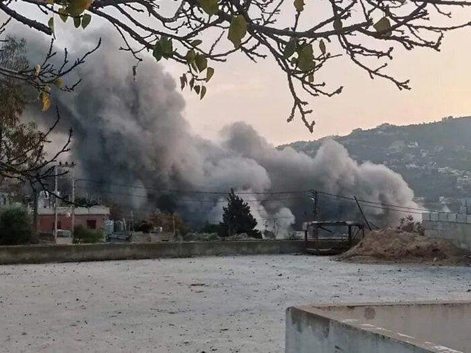 لبنان يدين إحراق إسرائيل مستشف...