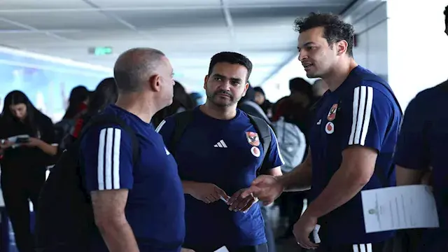 بعثة الأهلي تصل أنجولا للمشارك...