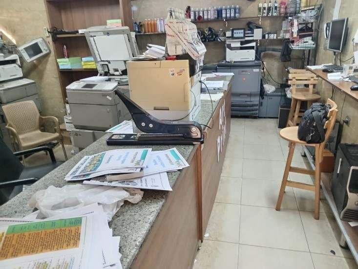 ضبط مدير مطبعة بدون ترخيص بالج...