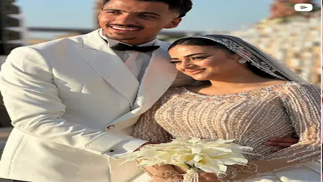 اللقطات الأولى من حفل زفاف حسا...