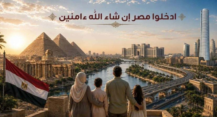 «ادخلوا مصر إن شاء الله آمنين»...