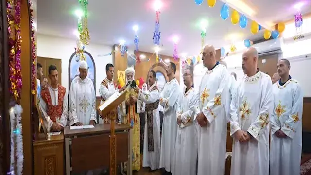 الداخلية تقيم قداس عيد القيامة...