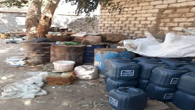 ضبط مصنع أسمدة مغشوشة في الشرق...