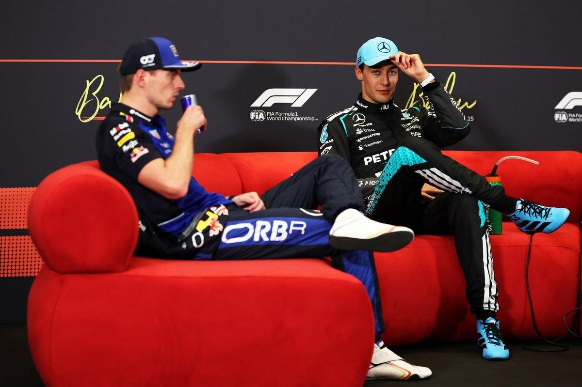 Why Max Verstappen says 0.196s Baku finish-line gap to George Russell is slightly misleading