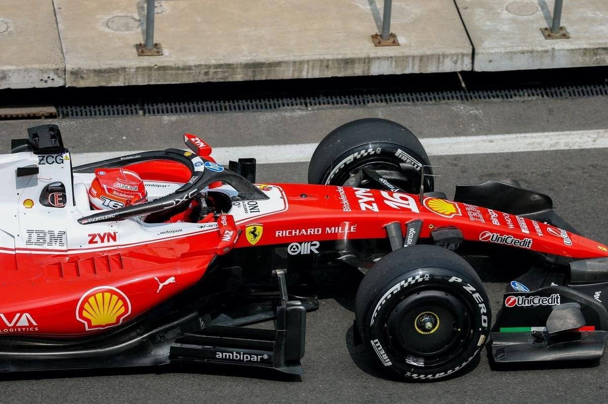 F1 Mexico GP: Charles Leclerc beats Kimi Antonelli to top FP1
