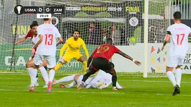 لحظة بلحظة.. الزمالك 0 -0 اتحاد العاصمة.. فرصة الأول تضيع للأبيض