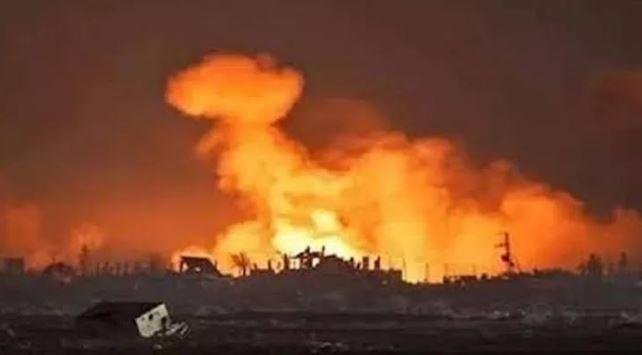 سماع دوي انفجارات قرب جزيرة لا...