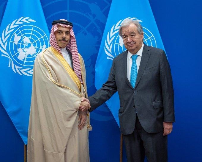 وزير الخارجية السعودى والأمين...
