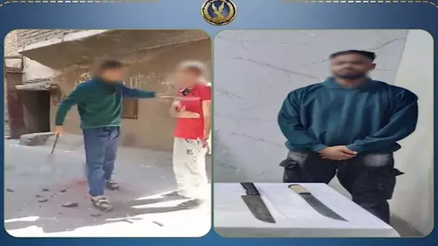 فيديو مثير | عاطل يهدد أسرة بس...