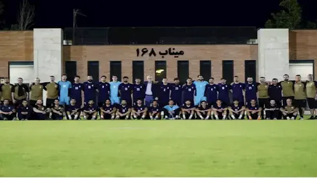 168 ضحية.. لافتة إنسانية على غرفة ملابس إيران في كأس العالم 2026