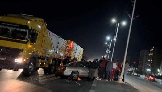 إصابة 4 فتيات إثر حادث انقلاب...