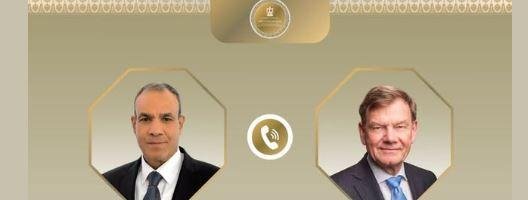 وزير الخارجية ونظيره الألماني يؤكدان أهمية الحفاظ على أمن الملاحة في البحر الأحمر وانسياب حركة التجارة الدولية