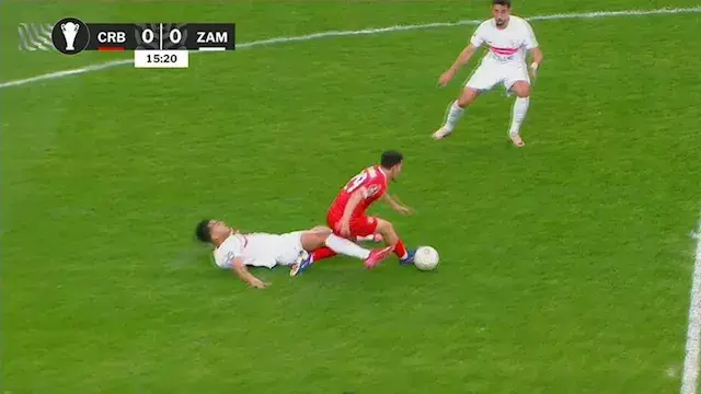 ملخص مباراة الزمالك وشباب بلوز...