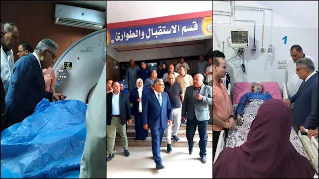 محافظ الدقهلية ومدير الأمن يتف...