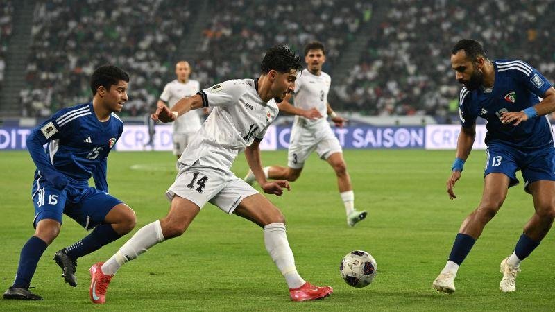 تداول فيديو لمشادة بين لاعبي العراق والكويت في "خليجي 27"