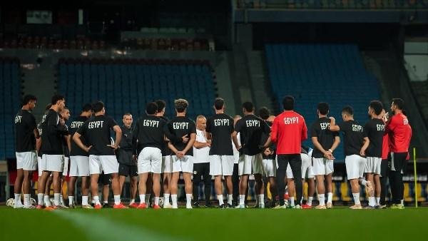 منتخب مصر يخوض تدريبه باستاد القاهرة استعدادا لودية جنوب أفريقيا