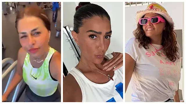 بشرى وغادة في الساحل ومنة فضال...