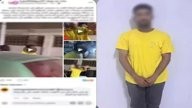بالسب وإشارات منافية للآداب.....