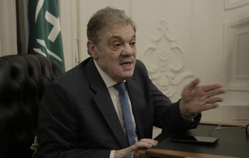 السيد البدوى رئيس حزب الوفد في...