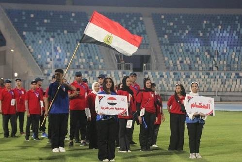 افتتاح البطولة العربية لألعاب...