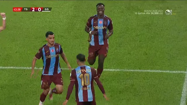 لحظة بلحظة.. طرابزون سبور 4 -0...