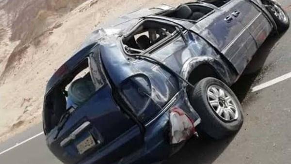 مصرع سيدة ونجلها الرضيع وإصابة...