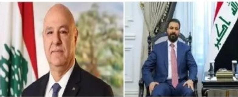 رئيس لبنان يؤكد لرئيس الحكومة العراقية أهمية التعاون بين البلدين