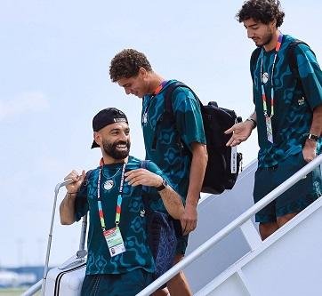 بعثة منتخب مصر تصل أتلانتا است...