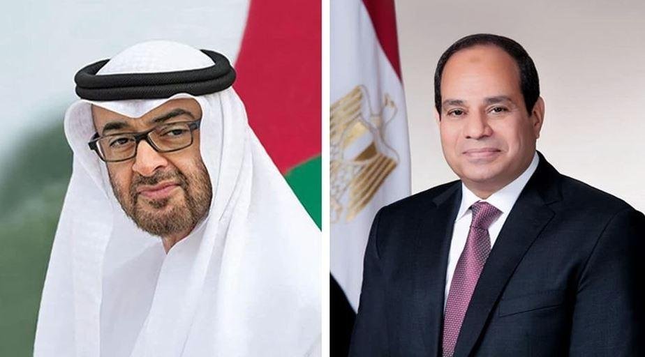 الرئيس السيسي وبن زايد يبحثان...