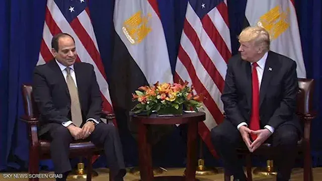 ترامب يتعهد للرئيس السيسي بإعط...