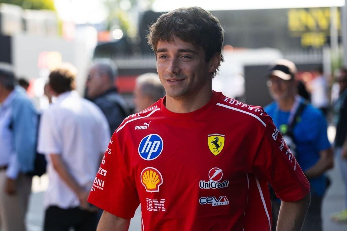 Ferrari reveals special black race suit for Charles Leclerc at F1 Singapore GP
