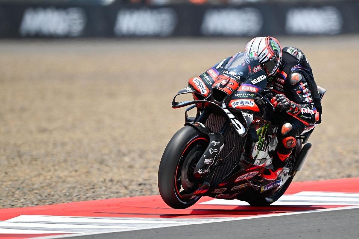 MotoGP Indonesian GP: Marco Bezzecchi leads Aprilia 1-2-3-4; Jorge Martin reclaims points lead