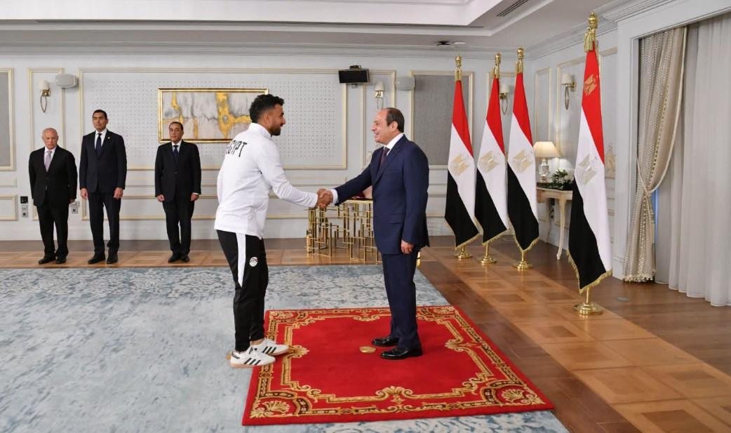 تريزيجيه للرئيس السيسي: فخورون...