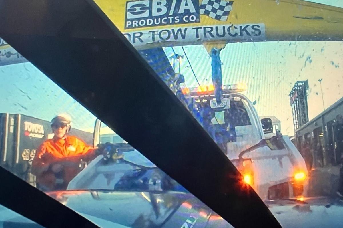 Carson Hocevar credits tow truck driver for saving his race at Talladega