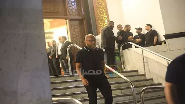 وائل رياض يشارك في عزاء الدهشو...