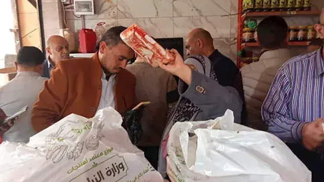 بعد ضبط محل يبيع لحومًا فاسدة....