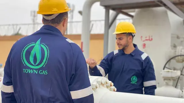 تاون جاس: كسر بخط غاز الإسماعي...