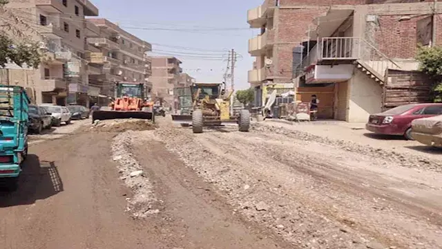 محافظ الجيزة يتابع تطوير طرق ا...