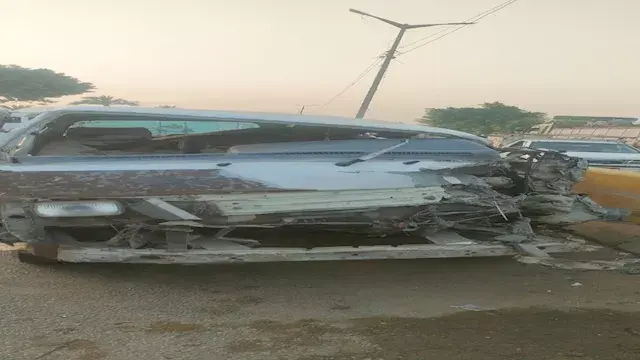 حادث تصادم بين ميكروباص وسيارة نقل في العياط والحصيلة 6 مصابين
