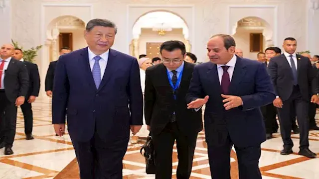 12 صورة من استقبال الرئيس السي...