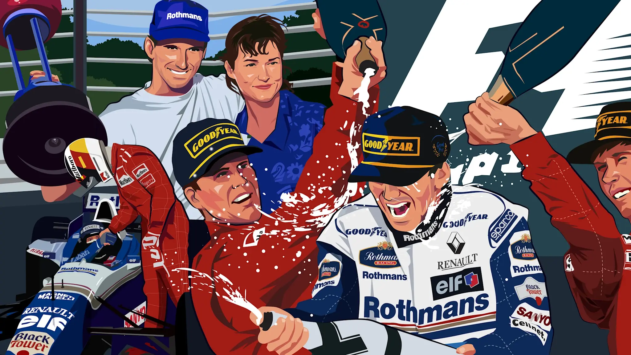 Hill on winning the 1996 title...