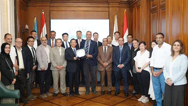 رجال أعمال إسكندرية تبحث مع وف...