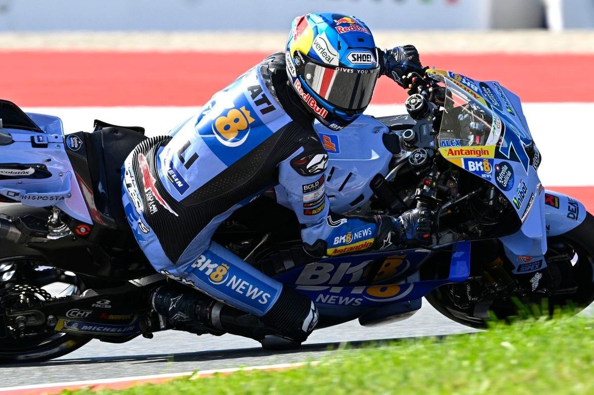 Alex Marquez explains bizarre crash on straight: "Your body isn't ready for that"