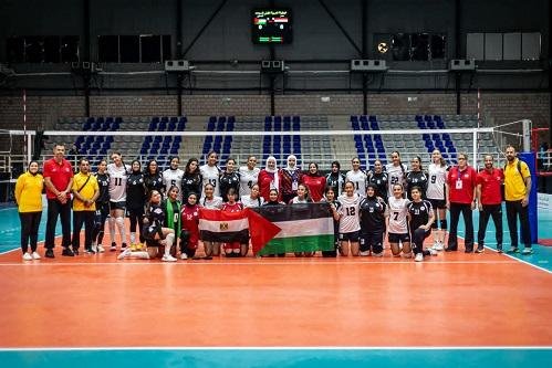 منتخب ناشئات الطائرة يهزم فلسط...