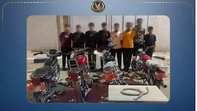 حبل لضرب المارة ودراجات بلا لو...