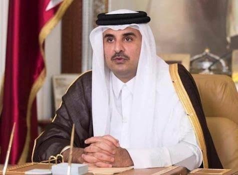 أمير قطر وملك هولندا يستعرضان...