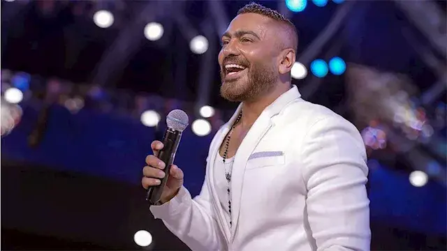 قبل حفله في العلمين.. تامر حسن...