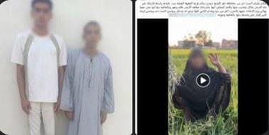 ضبط مزارع ونجله لتعديهما على أ...