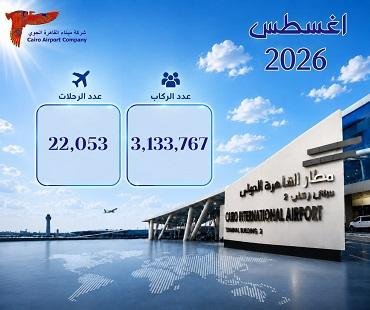 مطار القاهرة يواصل تحقيق معدلا...