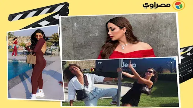نسرين طافش بالأحمر ونانسي عجرم...
